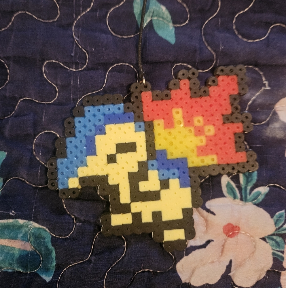 Cyndaquil Perler Bead